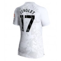 Camiseta Aston Villa Clement Lenglet #17 Segunda Equipación Replica 2023-24 para mujer mangas cortas